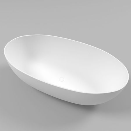 Ванна WHITECROSS Diamond 170x87 (белый мат) иск. камень, артикул 0201.170087.200