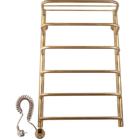 Электрический полотенцесушитель Secado Мерида 2 50х80 с полкой Бронза, артикул Мерида 2 50х80 э