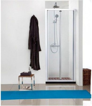 Душевая дверь Aquanet Alfa NAA6422 80, прозрачное стекло