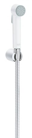 Набор для гигиенического душа GROHE Tempesta-F (гигиенический душ, настенный держатель, шланг 1250 мм), белая луна (26356IL0), артикул 26356IL0