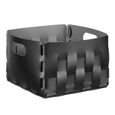 ADJ Корзинка Bottega, 25x25xH20 см., цвет: черный/серый, артикул 1044.01/03