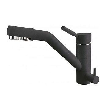 Смеситель для кухни с подключением фильтра Dr. Gans Дуэт 339.07L.2123.411, графит