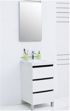 Тумба с раковиной De Aqua Ариетта 50 белый, артикул 00212687