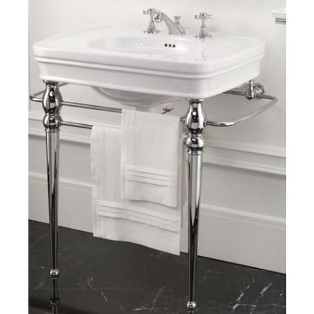 Devon Rose Раковина (70х57 см) с 3 отверстиями под смеситель, цвет: белый, артикул IBLG3FROSE