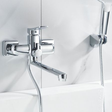 Смеситель для ванны Shevanik S9902, хром, артикул S9902