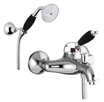 Смеситель для ванны Fiore IMPERIAL BLACK 89CR5104, хром