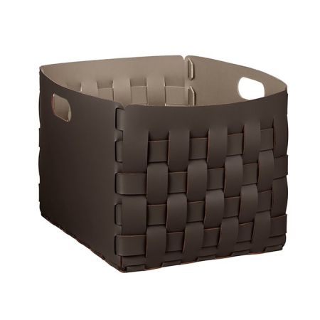 ADJ Корзинка Bottega, 35x40xH30 см., цвет: шоколад/капучино, артикул 1048.06/04