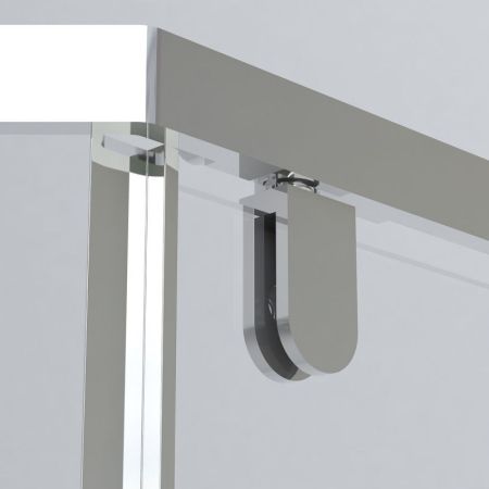 Душевой уголок Vincea Stresa 100x100 VSP-1S100CL профиль Хром стекло прозрачное, артикул VSP-1S100CL