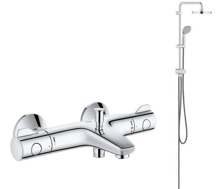 Душевая система для ванны GROHE New Tempesta 200 с термостатом (NB0032), артикул NB0032