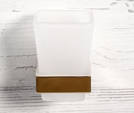 Стакан для зубных щеток WasserKRAFT Sauer K-7928 Золото глянцевое, артикул K-7928