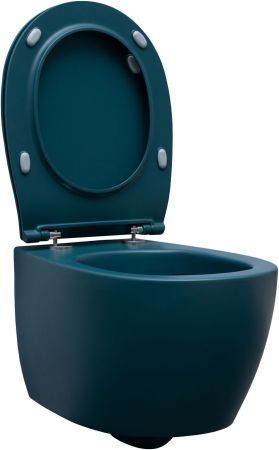 Чаша подвесного унитаза Allen Brau Fantasy 4.11004.PT петроль, артикул 4.11004.PT