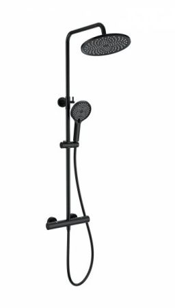 Душевая система с термостатом WONZON & WOGHAND, Черный матовый (WW-B3013-T1-MB) Душевая система с термостатом WONZON & WOGHAND, Черный матовый (WW-B3013-T1-MB)