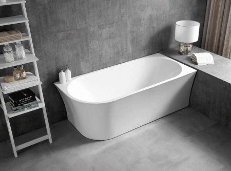 Акриловая ванна Abber AB9257-1.7 R 170х78 без гидромассажа