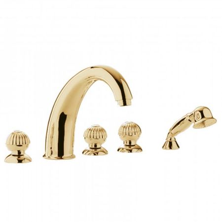 Bongio Radiant Смеситель для ванны, цвет золото, артикул 02531OR0D