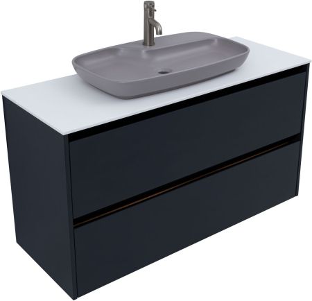 Тумба под раковину Allen Brau Activity 120 1.34007.AM антрацит матовый/черный браш, артикул 1.34007.AM
