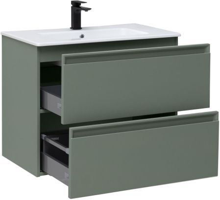 Тумба под раковину Allen Brau Eclipse 80 1.E1002.CGM олива матовый, артикул 1.E1002.CGM