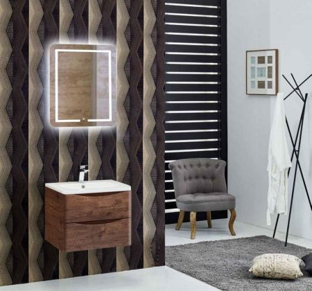 Тумба под раковину Vincea Roberta VMC-1R600RW подвесная R.Wood, артикул VMC-1R600RW