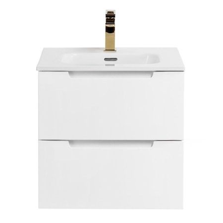 ETNA База под раковину подвесная с двумя выкатными ящиками, с доводчиками, Rovere Nature, 500x460x500, ETNA-500-2C-SO-RN, артикул ETNA-500-2C-SO-RN