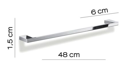 Gedy Lanzarote, полотенцедержатель, длина 48 см, цвет хром, артикул A321/45(13)