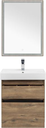 Мебель для ванной Aquanet Nova Lite 60 дуб рустикальный (2 ящика), артикул 00254216