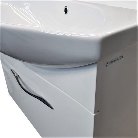 Тумба Vessla stor 85, белый лак, артикул OW22.13.00