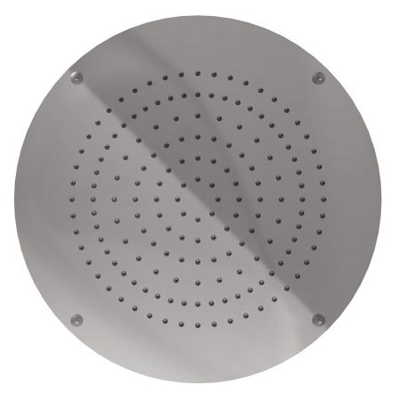 Graffio Kings, круглая потолочная душевая головка 35 см, 1 режим: дождь, цвет хром