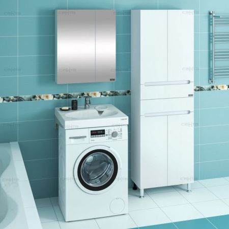 Раковина Санта Луна 60 x 55 см над стиральной машиной (900111)