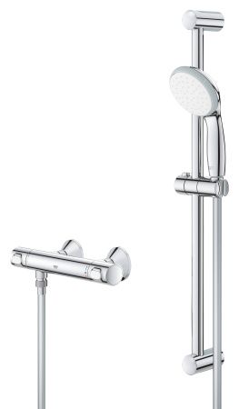 Термостат для душа GROHE Precision Flow с душевым гарнитуром, хром (34841000) Термостат для душа GROHE Precision Flow с душевым гарнитуром, хром (34841000)