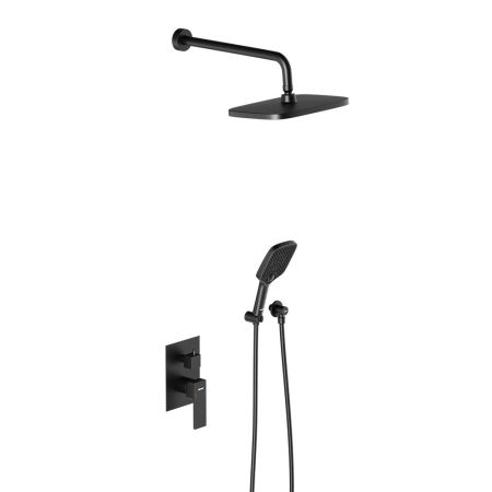 953520300 Gala встраиваемая душевая система со смесителем для душа, чёрный, артикул 953520300