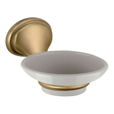 Daniel Revival Acc.B. Мыльница, подвесная, керамика, белая/бронза, артикул REPS950 br 63