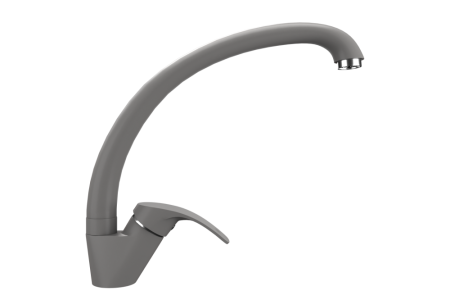 Смеситель для кухни ULGRAN Quartz асфальт (UQ-007-09), артикул UQ-007-09