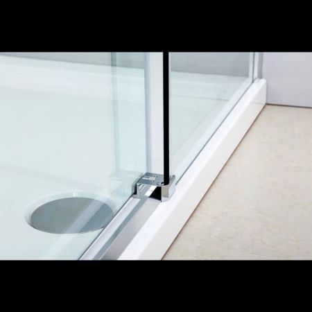 Душевая дверь Black&White Stellar Wind S218-1000х1950 профиль Хром стекло прозрачное