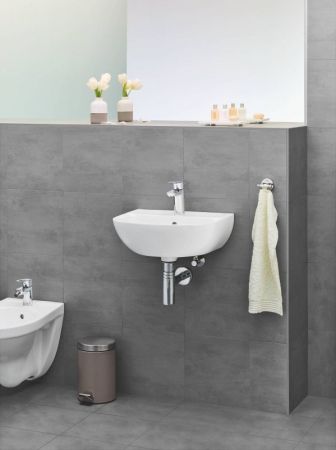 Мини-раковина GROHE Bau Ceramic 45 см, альпин-белый (39424000), артикул 39424000