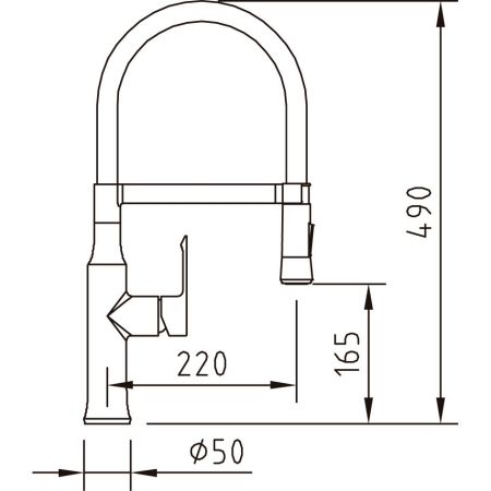 Смеситель Clever Chef Agora 98764 для кухонной мойки