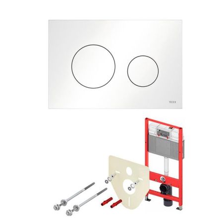 TECEbase Модуль в комплекте с панелью смыва TECEloop белая
