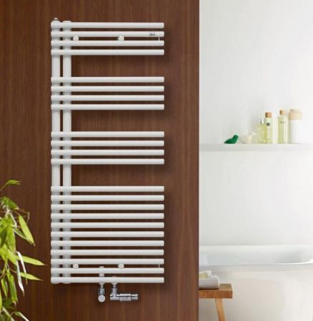 Водяной полотенцесушитель Zehnder Forma Asym LFAR-120-060 Белый правый