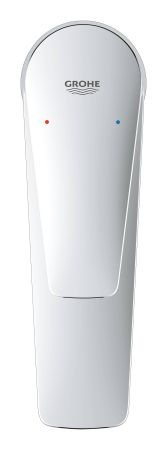 Смеситель для раковины GROHE BauEdge с ограничителем температуры и нажимным донным клапаном, размер M, хром (23901001)