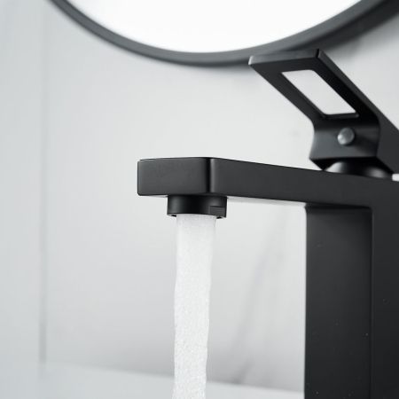 Смеситель для раковины Raffine F0196H, черный, артикул F0196H