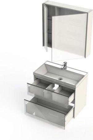 Мебель для ванной Aquanet Гласс 80 белый, артикул 00240465