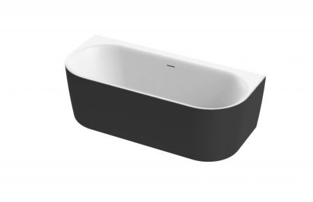 Акриловая ванна пристенная, цельная,  METAURO-INT-Wall-180-80-60, артикул METAURO-INT-Wall-180-80-60