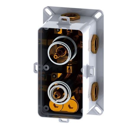 Встраиваемый термосмеситель RGW SP-42 (Хром, квадратные), артикул 21140542-31