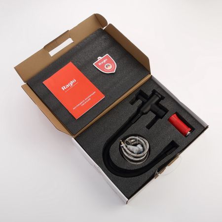 Смеситель для кухни с подключением фильтра Raglo R81.64.06, черный, артикул R81.64.06