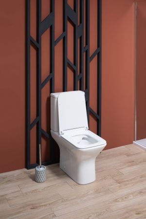 Чаша напольного унитаза Aquanet Rimless Cube 2-C CL-12288