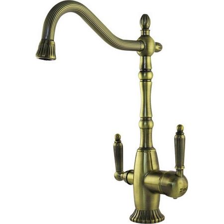 Смеситель для кухни ZorG Sanitary ZR 349 YF BR Бронза, артикул ZR 349 YF BR