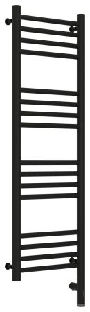 Полотенцесушитель, Сунержа, Богема 3.0, электрический, ширина, мм-332, глубина, мм-75, высота, мм-1124, межосевое расстояние-300, подключение-нижнее справа, электрокомплект-МЭМ, мощность, Вт-300, материал-нержавеющая сталь, цвет-черный матовый, артикул 31-5805-1030