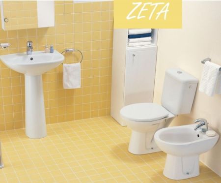 Раковина JIKA ZETA 8.1039.1.000.104.9 (подвесная, (55*44), белый), шт, артикул 8.1039.1.000.104.9