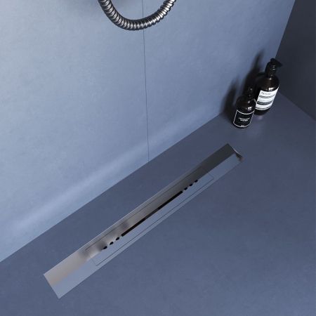 Душевой трап, обрезной, V-образный, сатин RGW SDR-53S (600), артикул 76215360-13