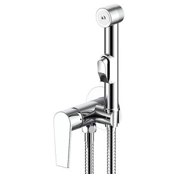 Гигиенический душ со смесителем встраиваемый ESKO BTSMH, хром