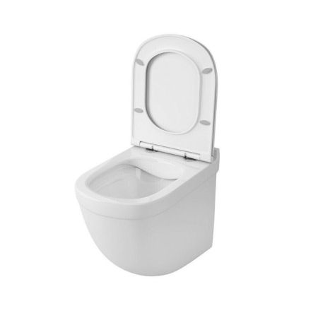 Унитаз подвесной Maretti Anna безободковый с микролифтом, AN10PBM45-844, белый, артикул AN10PBM45-844