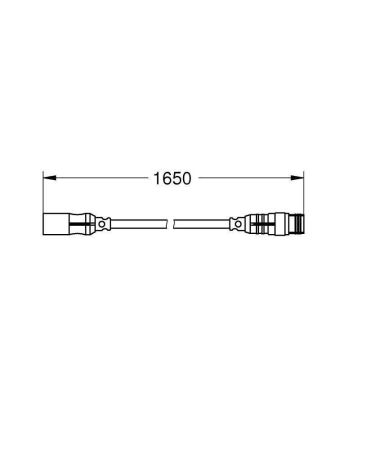 Удлинительный кабель (1,65 м) для GROHE F-digital deluxe (47910000), артикул 47910000